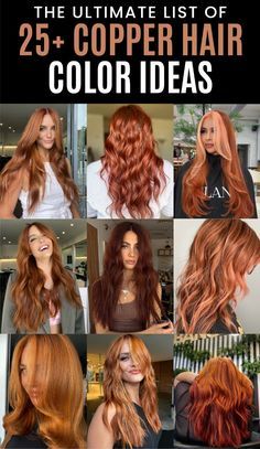 Click for More ➡️ | Save for Later ❤️  Discover the best copper hair color ideas for women! From rich auburn to vibrant ginger, explore a range of stunning shades including red, orange, golden, and dark brown.   Whether you're looking for subtle highlights or a bold transformation, our guide has the perfect copper hue for you. Visit our website for more inspiration and tips to achieve your dream hair color!   #CopperHair #HairColorIdeas #AuburnHair #GingerHair #HairHighlights #RedHair #HairInspiration Copper Blonde Dark Roots, Red Hair With Platinum Highlights, Spiced Amber Hair Color, Trendy Hair Colors 2024, Winter Ginger Hair, Copper Red Hair With Highlights, Copper Hair On Brown Skin, Orange And Brown Hair, Copper Blonde Highlights