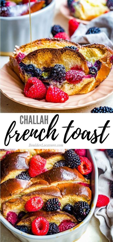 Challah French Toast Casserole, Challah French Toast Recipe, Challah Bread French Toast, Easy Challah, Crowd Breakfast, Copycat Cookies, Delicious French Toast Recipe, Toast Recipe Breakfast, Flavor Pairing