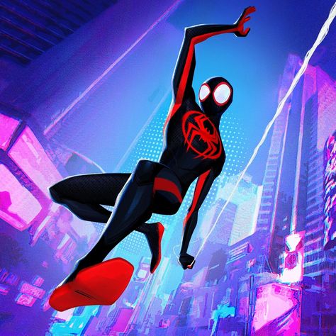 Official Background, Miles Morales Movie, Patrick Brown, Miles Morales Spider Man, Shakespeare In The Park, Spider Man Across The Spider Verse, Spiderman Art Sketch, Miles Morales Spiderman, Comic Book Art Style