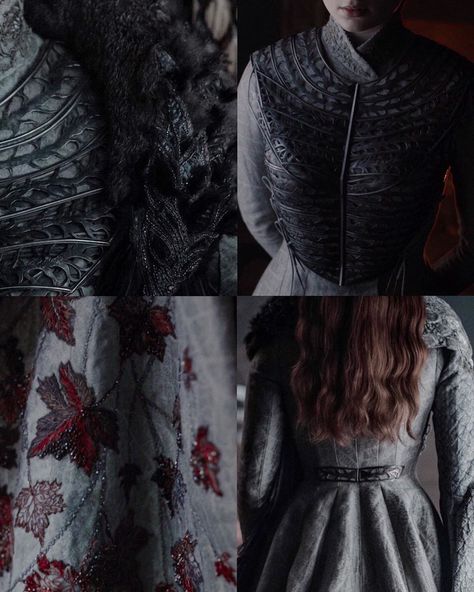 Sansa stark queen in the north Sansa Stark Dress, Sansa Stark Queen, Queen In The North, Game Of Thrones Sansa, Coronation Gown, Game Of Thrones Facts, Game Of Thrones Costumes, Coronation Dress, Witchy Style