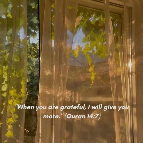 Gratitude is a powerful force that transforms our perspective and our lives. The Quran beautifuly states, When you are grateful, I will give you more." the profound impact of expressing thankfulness. Reflect on the blessings, both big and smal, that have graced your life. Consider how moments of gratitude have brought you closer to contentment and how they have opened doors to even more blessings. By cultivating a heart full of gratitude, you invite abundance, peace, and joy into your life. L... Peace And Joy, The Quran, A Heart, Our Life, Gratitude, Quran, Force, Doors, Bring It On