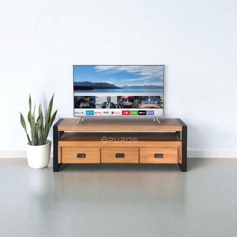 • Meja Tv Jati Induatrial Rp 3.350.000 - Material : Kayu Jati - Size : Panjang 150cm Lebar 40cm Tinggi 55cm - Finishing : Natural - Clear : Doff • Custom Order - Menerima desain furniture - Bisa request ukuran - Bisa pilih warna finishing • Shipping - Support Pengiriman Seluruh Indonesia - Support Pengiriman Luar Negeri Whatsapp +6282324720260 Instagram @ purosfurniture #mejatv #mejatvminimalis #bali #jogja #furniturebali #furniturejepara #mebeljepara #furnitureindonesia #woodworking #m... Meja Tv, Bali, Instagram