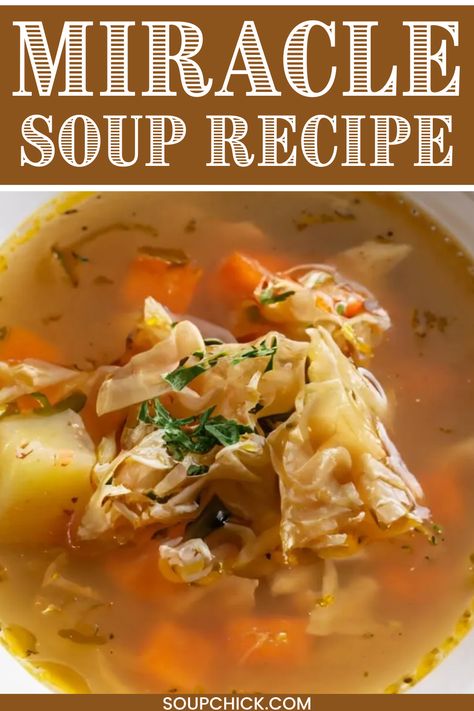 Miracle Soup Recipe Magic Soup Recipe, Jicama Soup Recipes, 4 Ingredient Soup Recipes, Antiinflammatory Soup, Miracle Soup, Miracle Noodles Recipe, Nutritious Eating, Healing Soup, Fat Burning Soup