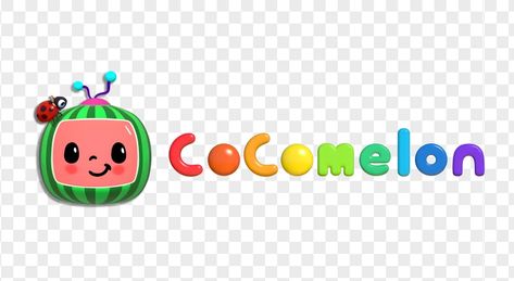 Cocomelon Watermelon, Cocomelon Logo, Pinterest Png, Watermelon Face, Logo Transparent, Logo With A, Baby Driver, Colorful Logo, Logo Color