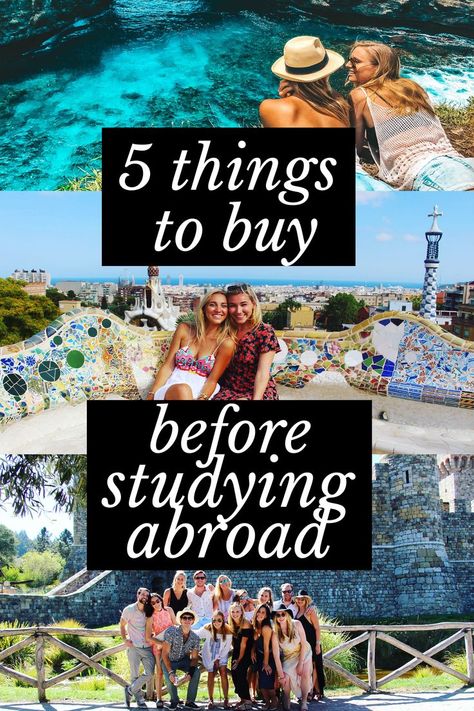 Aug 14, 2018 - Your ultimate packing list for study abroad. Jetsetchristina studied abroad on semester at sea and here are her 5 things you need for study abroad, that will make your semester abroad so much better and easier! From a no foreign fees atm card, to the perfect suitcase for studying abroad and more Study Abroad Packing List London, Packing List For Moving, Study Abroad Quotes, Study Abroad Spain, Study Abroad Europe, Study Abroad Packing List, Study Abroad Packing, Abroad Packing List, College Abroad