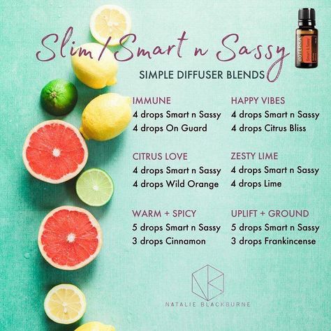 Natalie Blackburne on Instagram: “Smart n Sassy (which is called Slim n Sassy in the USA - exact same product!) is our metabolic blend and most people use it by adding it to…” Doterra Slim And Sassy, Essential Oils For Nausea, Doterra Oils Recipes, Slim And Sassy, Doterra Diffuser Blends, Doterra Essential Oils Recipes, Ginger Essential Oil, Essential Oil Diffuser Recipes, Oil Diffuser Recipes