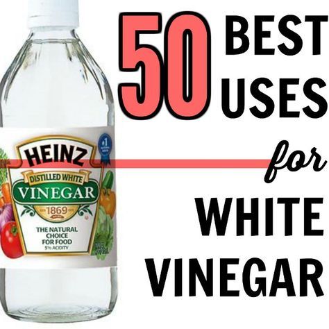 White vinegar is the frugal duct tape for the home. There are ways to use vinegar that I had never heard of! 50 Best Uses for White Vinegar... Uses For White Vinegar, White Vinegar Cleaning, Green Cleaning Recipes, Natural Cleaning Products Diy, Vinegar Uses, Clean Clothes, Vinegar Cleaning, Wine Vinegar, Distilled White Vinegar