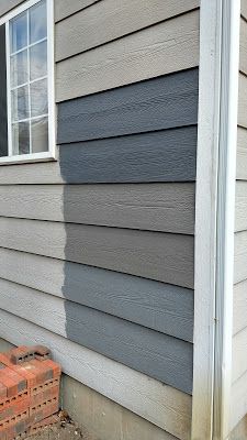 Gray Home Exterior, Outdoor House Paint, Outside House Paint, Grey Exterior House Colors, Outside House Colors, Exterior Gray Paint, Gray House Exterior, House Paint Color Combination, Exterior House Paint Color Combinations