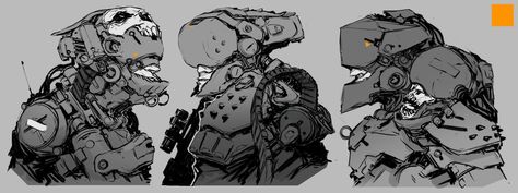 Concept Art Character, Robots Concept, Robot Concept Art, Soul Art, Cyberpunk Art, Dieselpunk, Character Design References, Sci Fi Art, Creature Design