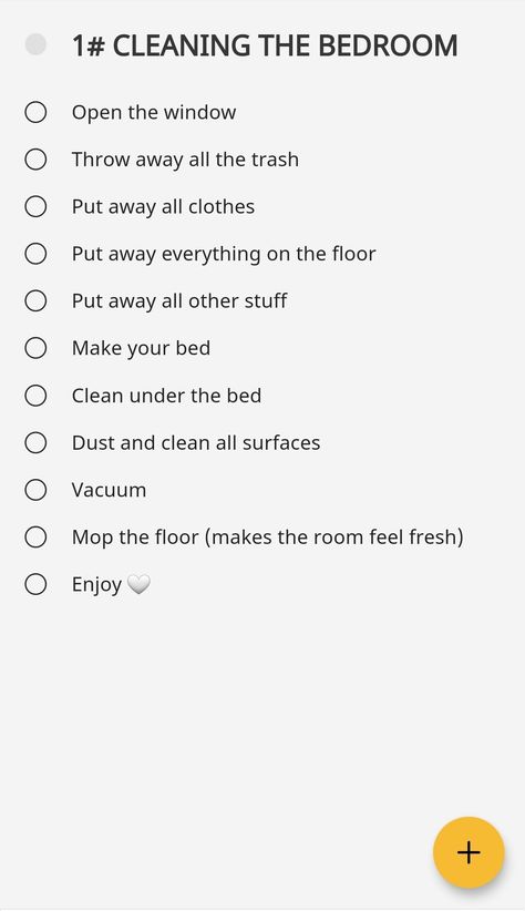 CHALLENGE #1 Clean room, clear mind 🧠 Hope you take good care pf yourself and clean your bedroom today 🤍 How To Make Ur Room Clean Girl, Nice Clean Bedroom, How To Be More Clean, How To Clean Your Room Fast Checklist, Clean Room Checklist Bedrooms, Room Deep Clean, How To Clean Your Room, Bedroom Deep Clean, How To Clean Your Room Fast