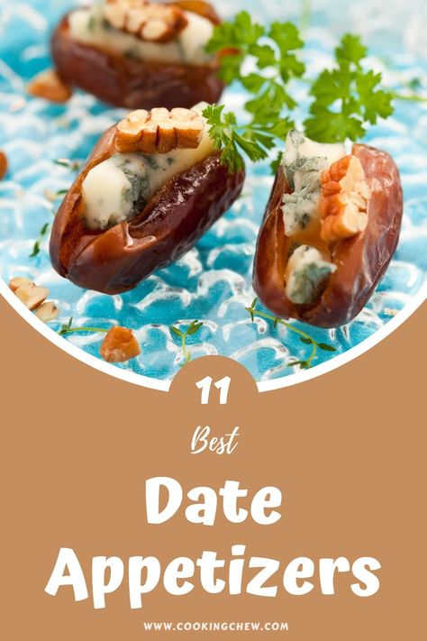 Date Hors D’oeuvres, Appetizers Using Dates, Savory Date Recipes, Recipes With Dried Dates, Appetizers With Dates, Dates Appetizer Recipes, What To Make With Dates, Date Appetizer Recipes, Pitted Dates Recipes