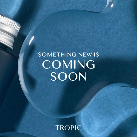 Guess The Product, Coming Soon Product, Product Teaser, Coming Soon Design, Blue Skincare, Visuell Identitet, Beauty Ads, Instagram Branding Design, New Product Launch