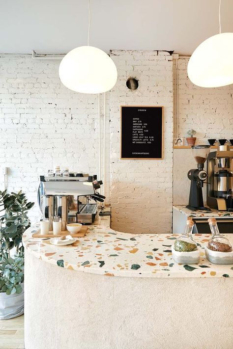 In Hamilton, Ontario, a culture-forward mixed-use space is opening up the art and design world for the price of a coffee... Kaffe Station, Café Design, Bar In Casa, Coffee Shop Interior Design, Cafe Shop Design, Small Cafe, Coffee Shops Interior, 카페 인테리어 디자인, Modern Restaurant