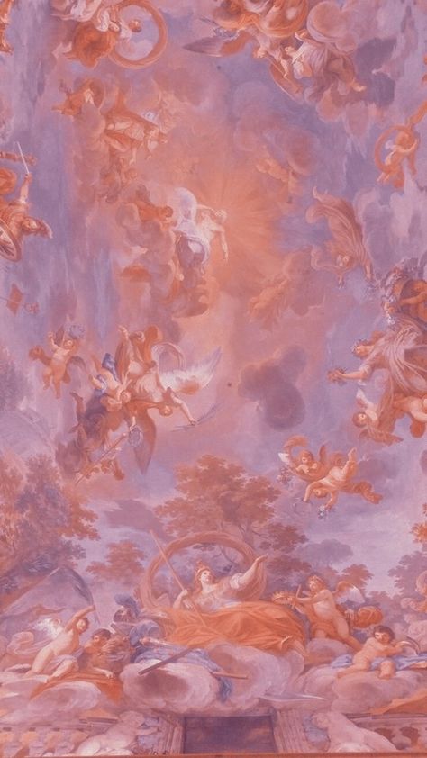 Coralessence Aesthetic Wallpaper, Vintage Feminine Aesthetic Wallpaper, Angelcore Wallpaper Iphone, Pink Angel Aesthetic Wallpaper, Aphrodite Aesthetic Wallpaper Iphone, Aphrodite Phone Wallpaper, Angelcore Background, Aphrodite Lockscreen, Coralessence Aesthetic