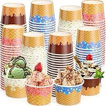 Ice Cream Birthday Party Decorations, Yogurt Cupcakes, Ice Cream Party Theme, Cream Birthday Party, Sundae Cup, Cupcake Supplies, Dessert Ice Cream, Ice Cream Bowls, Ice Cream Cups