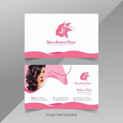 Business card for spa salon | Premium Vector #Freepik #vector #beauty-spa #spa-template #beauty-center #spa-salon Spa Business Cards, Visiting Card Templates, Beauty Salon Business Cards, Beauty Business Cards, Salon Business Cards, Visiting Card Design, Branding Design Packaging, Visiting Card, Spa Design