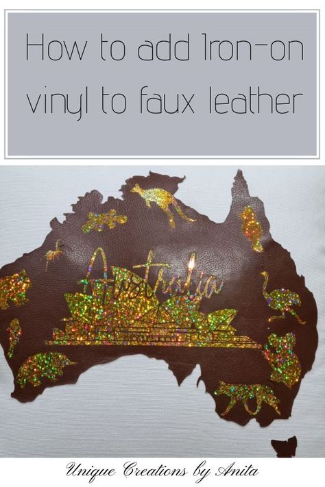 How to add iron-on vinyl to faux leather Free Silhouette Cut Files, Ironing Board Covers, Australia Map, Silhouette Free, Common Themes, Iron On Vinyl, What To Make, Cameo Projects, Silhouette Cameo Projects