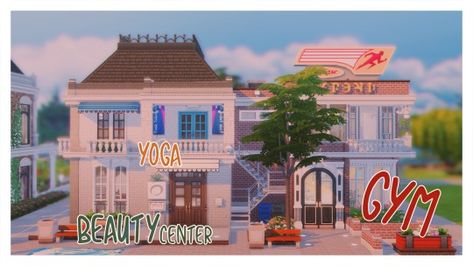 (10) 🥊  Sport&Beauty 💅🏼 – @raylamars on Tumblr Sims 4 Willow Creek, Spa Gym, Willow Creek, Beauty Center, A Gym, Yoga Gym, Yoga Studio, Spa Day, Sims 4