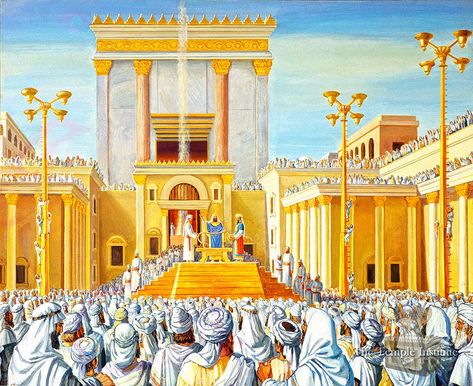 Third Temple, Jewish Temple, Burnt Offerings, Temple Mount, Temple Pictures, Random Picture, Water Drawing, Sukkot, High Priest