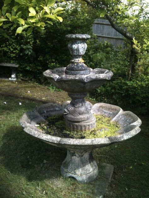 Fountain Reference, Victorian Fountain, 1920s Garden, Old Fountain, Antique Fountain, Old Garden, Victorian Garden, Last Unicorn, The Last Unicorn