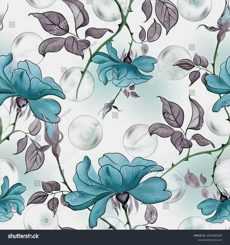 Digital All Over Floral Pattern Blur Stock Illustration 2520383325 | Shutterstock Allover Design Pattern, Allover Flower, Flower Allover, Surface Pattern Design Inspiration, Pattern Design Inspiration, Textile Prints Design, Allover Pattern, Prints Design, Photo Wedding Invitations