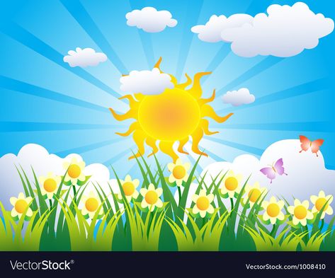 Sunny Day Cartoon, Sunny Day Images, Sunny Pictures, Cartoon Drawing, Numeracy, Room Makeover Inspiration, Sunny Day, Cartoon Drawings, Room Makeover