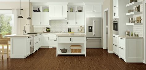 Modern Shaker Cabinets, Mobile Home Kitchen Cabinets, Kraftmaid Kitchen Cabinets, Kraftmaid Kitchens, Cabinet Samples, Kraftmaid Cabinets, Mobile Home Kitchen, Kitchen Cabinet Samples, Dove White