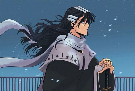 Bleach Fan Art, Kuchiki Byakuya, Byakuya Kuchiki, Burn The Witch, Bleach Anime Art, Bleach Fanart, Bleach Characters, Bleach Art, Anime Bleach