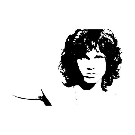 Jim Morrison Silhouette, The Doors Tattoo Ideas, Jim Morrison Drawing, Jim Morrison Tattoo, Tattoo 2024, Musician Art, Lizard King, Billy Idol, Light My Fire