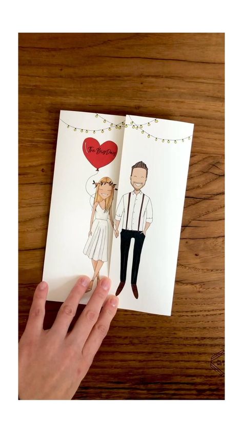 I specialize in designing exquisite invitation cards for sp Wedding Cards Creative Ideas, Customized Wedding Cards, Wedding Invitation Portrait, Cool Wedding Invitations Creative, Simple Wedding Card Ideas, Different Wedding Invitations, Wedding Cards Illustration, Cute Wedding Invites, Wedding Invitation Creative