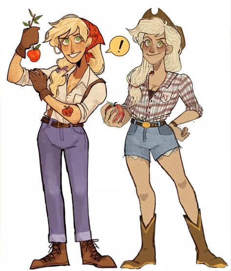 My Little Pony Human Design, Mlp Anime Human, Mlp Human Applejack, Mlp Gijinka, Human Applejack Fanart, Apple Jack Human Fanart, Apple Jack Fanart Human, Applejack Human Fan Art, Apple Jack Fanart