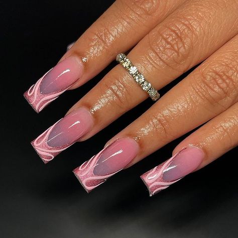 The Nail Stylist on Instagram: "Pink on pink chrome frenchies 💕🤌🏽✨  #frenchnails #chromenails #nailsnearme #njnailtech #fyp #pinknails #acrylicnails #explore #njnails #dmvnails #nailsnearby" Chrome Frenchies, Nail Stylist, Pink Chrome, Baddie Nails, Elegant Nails, Chrome Nails, French Nails, Pink Nails, Acrylic Nails