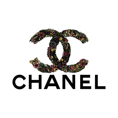 Chanel logo made out of flowers Alice Twilight, Chanel Flower, Chanel Art, Logo Animal, Chanel Logo, Animal Logo, Making Out, Halloween Wreath, Chanel