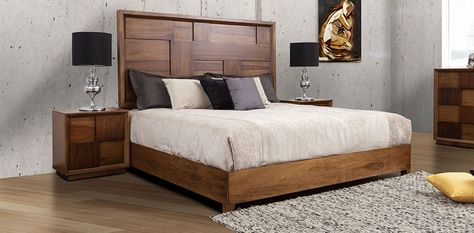 Recamaras King Size, Wooden King Size Bed, Cama King Size, Wooden Bed Design, Cama King, Diy Kitchen Storage, Wooden Bed, King Size Bed, Diy Kitchen