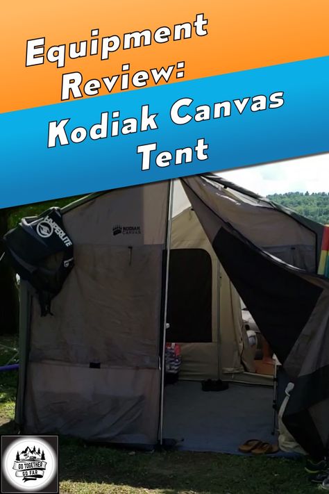 This Kodiak Canvas Tent is a glampers dream. It has been configured as two rooms. One is set up as a bedroom, the other as a kitchen.  If you love tent camping, or glamping, check this out. Kodiak Tent, Table Sized Camping Tent, Tent Ridge Kananaskis, Kodiak Canvas, Kodiak Canvas Tent, Tent For Camping, Canvas Bell Tent Camping, Window Ac Unit, Group Camping