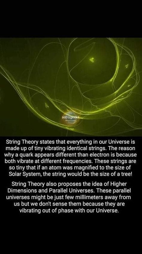 The Theory Of Everything Quotes, String Theory Art, Science Theories, Red String Theory, Time Theory, Astronomy For Kids, Quantum Physics Science, Universe Theories, Scientific Theories