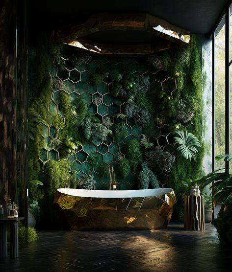 Fern Future Home Vibes, Ideas Bathroom Decor, Girl Bathrooms, Bathroom Accent Wall, Bathroom Artwork, Bathroom Color Schemes, Bathroom Decor Ideas Colors, Outdoor Bathrooms, Bathroom Decor Ideas