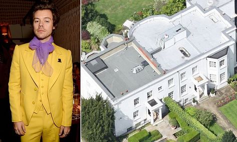 Harry Styles knocks his two homes into one £30million mega-mansion Harry Styles House London, Mansion London, Harry Styles 2023, Harry Styles House, Harry Styles London, Future Mansion, London Mansion, Davina Mccall, Nicola Roberts