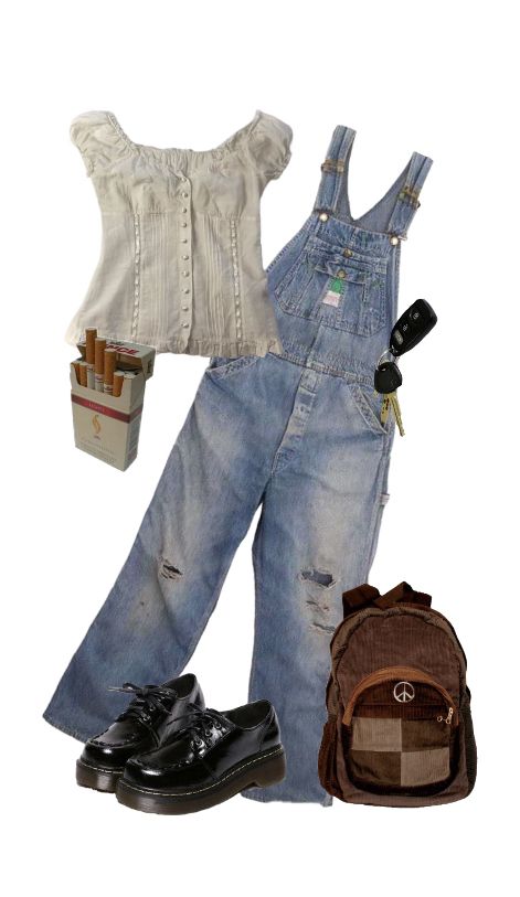 overalls, corduroy, doc martens Folklore Clothing Aesthetic, Folklore Outfit Aesthetic, Folklore Inspired Outfits, Folklore Aesthetic Outfits, Folklore Outfit Ideas, Folklore Clothes, Folklore Triangle, Folklore Outfit, Folklore Clothing