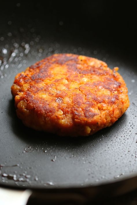 Yellow Lentil Patties — Y Delicacies Plant Based Burger, Lentil Patties, Red Lentil Recipes, Vegan Patties, Vegan Recepies, On A Bun, Veggie Patties, Yellow Lentils, Lentil Burgers