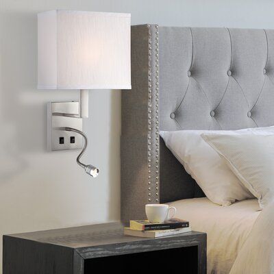 Bedroom Sconces Bedside, Wall Mounted Bedside Lights, Wall Mounted Bedside Lamps, Bedroom Reading Lights, Small Led Lights, Bedside Wall Lights, Bedside Desk, Wall Lights Bedroom, Modern Wall Lamp