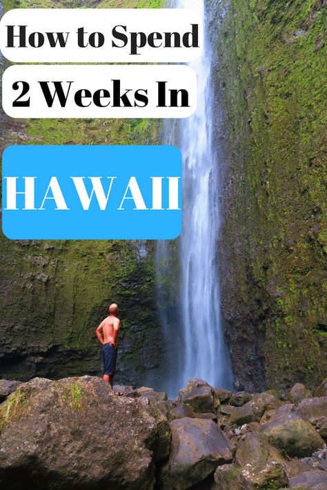 2-Weeks-In-Hawaii-Sample-Itinerary-Pin Hawaii Family Vacation, Hawaii Trip Planning, Hawaii Packing, Hawaii Itinerary, Hawaiian Travel, Hawaii Adventures, Hawaii Travel Guide, Visit Hawaii, Hawaii Honeymoon