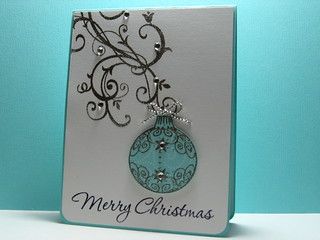 Elegant Christmas | Love this color for Christmas cards :) S… | Flickr Stampin Up Weihnachten, Christmas Elegant, Ornament Card, Christmas Card Inspiration, Stampin Up Christmas, Winter Cards, Elegant Christmas, Christmas Cards Handmade, Card Tags