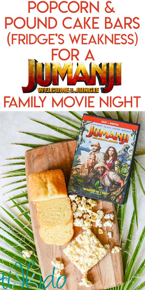 Jumanji Dinner And A Movie, Jumanji Themed Food, Jumanji Movie Night, Jumanji Party, Popcorn Marshmallow, Jumanji Game, Cake Popcorn, Theme Dinners, Movie Recipes