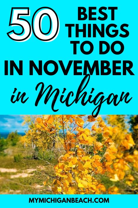 November is here, and it’s time to start getting ready for the smells of Thanksgiving, tree lightings, Santa parades, craft shows and more. Are you ready? There are plenty of Michigan fun and exciting things to do in November. Whether you’re visiting Michigan or simply looking for things to do near you, our monthy events calendar has something for you. Things To Do In November, Menominee Michigan, Michigan Beach Vacations, Things To Do In Michigan, Michigan Travel Destinations, Frankenmuth Michigan, Michigan Adventures, Thanksgiving Tree, Michigan Road Trip