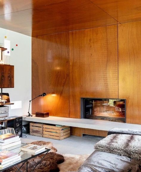 All posts • Instagram Architect Lamp, Modernist House, Studio Apt, Mid Century Modern Home, Interiors Dream, Humble Abode, Cat Room, Mid Century Modern House, Wood Paneling