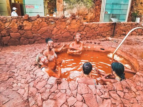 Mud Bath Spa Design, Mud Bath Spa, Mud Spa, Mother Daughter Spa, Communal Bath, Daughter Bonding, Wilderness Retreat, Meditation Studio, Mother Daughter Bonding