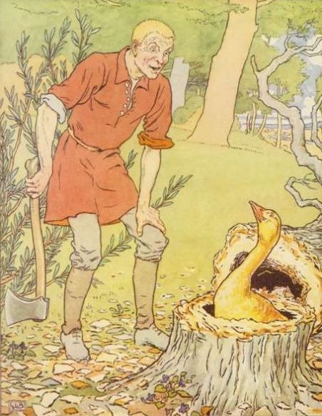 The Golden Goose | Famous Fairy Tales | Bedtime Stories Famous Fairies, The Golden Goose, Best Short Stories, Short Stories For Kids, Brothers Grimm, Grimm Fairy Tales, Three Brothers, Picture Story, Bedtime Stories