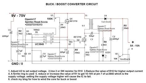 Step up step down DC converter circiuit Dc To Dc Converter Circuit Diagram, Battery Charger Circuit, Solar Tracker, Switched Mode Power Supply, Dc Circuit, Power Supply Circuit, Dc Dc Converter, Computer Basic, Electronics Basics