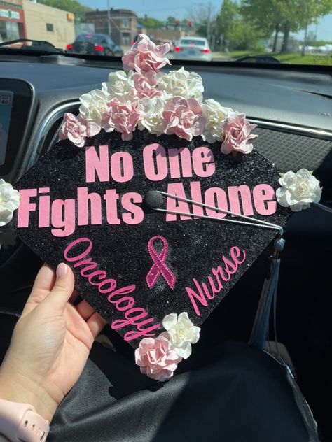 Oncology Graduation Cap, Oncology Nursing Aesthetic, Oncology Nurse Graduation Cap, Oncology Aesthetic, Nurse Becky, Nursing Aesthetic, Nursing Caps, Nurse Graduation Cap, Nurse Accessories